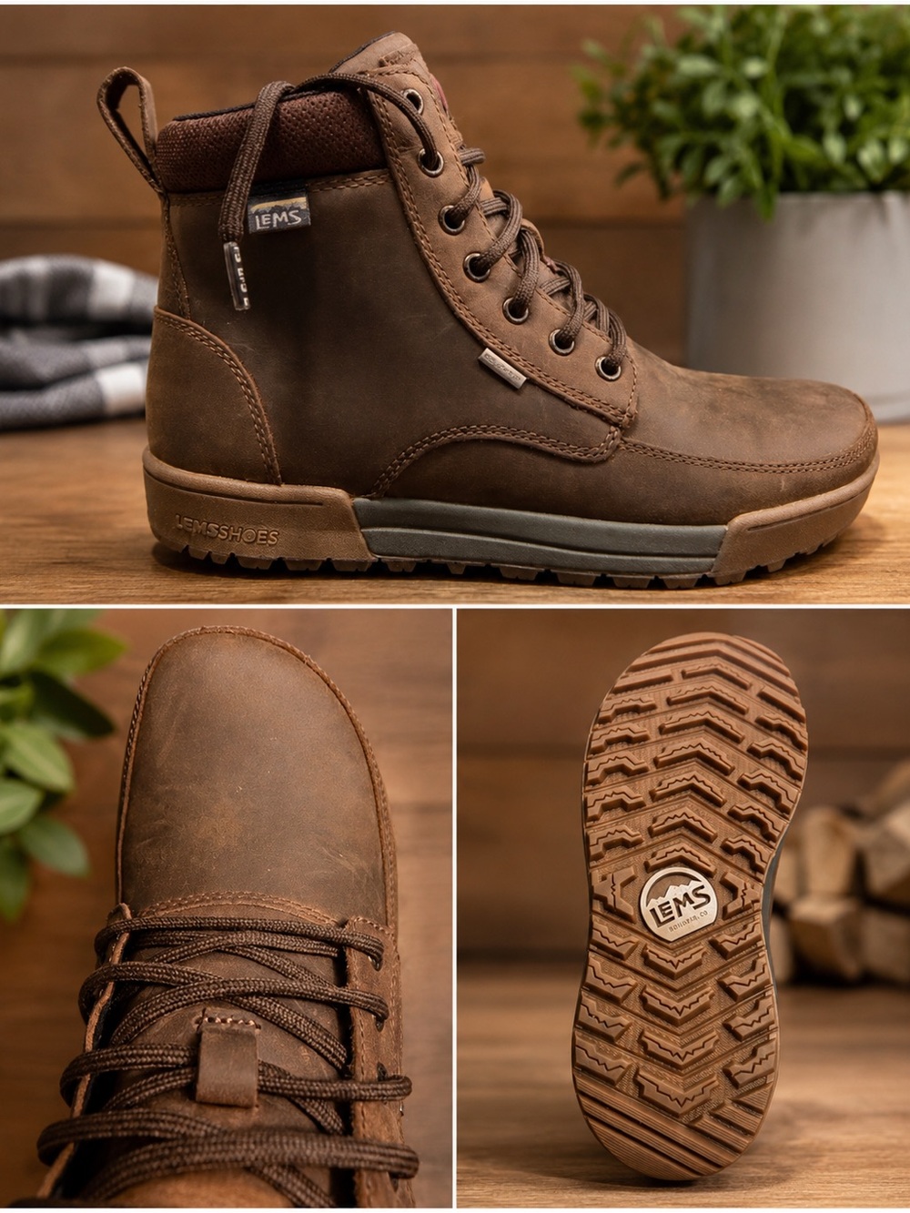 LEMS Men's Boulder Summit Water Proof Boots